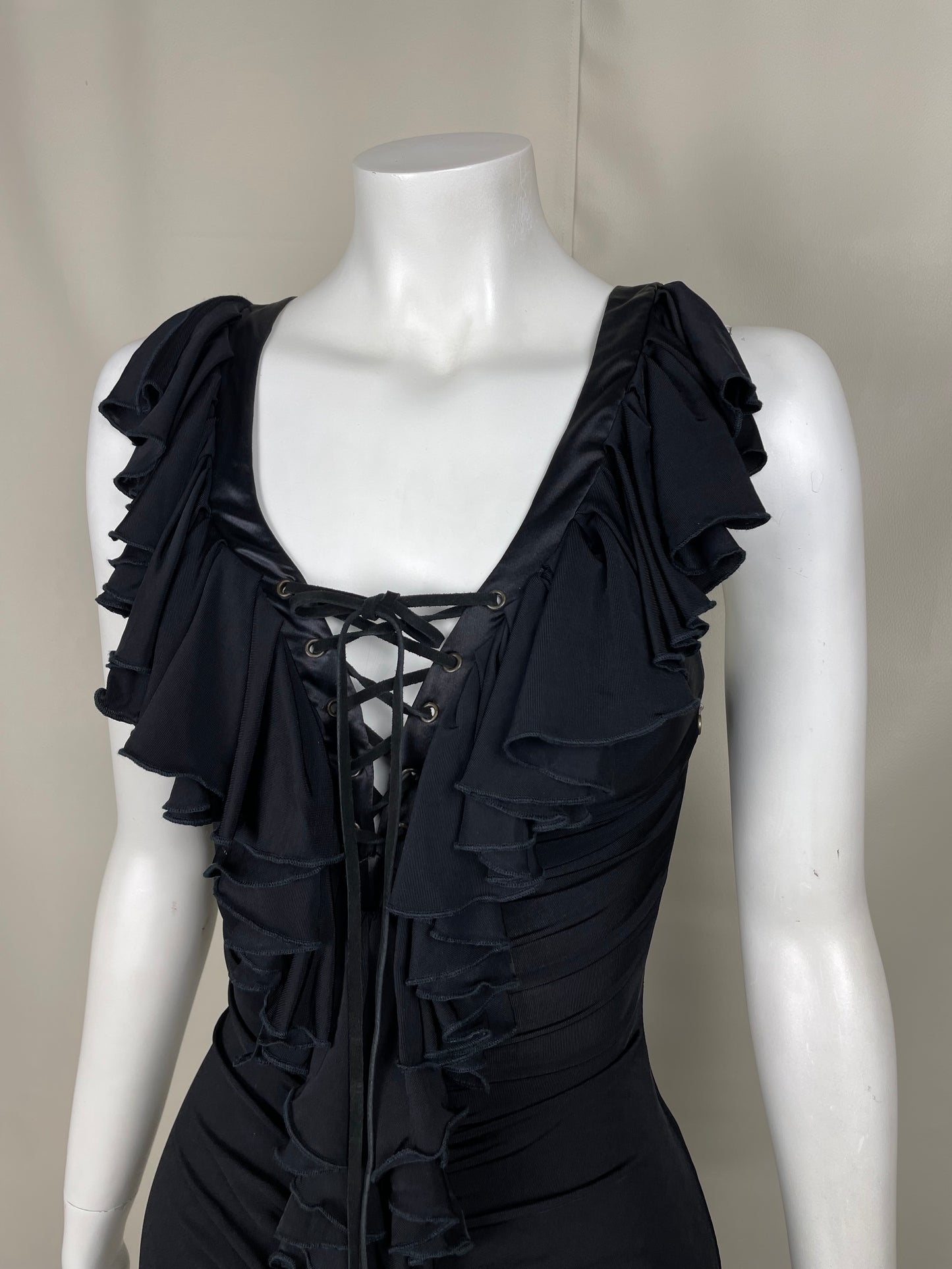 Roberto Cavalli Ruffled Dress (S)