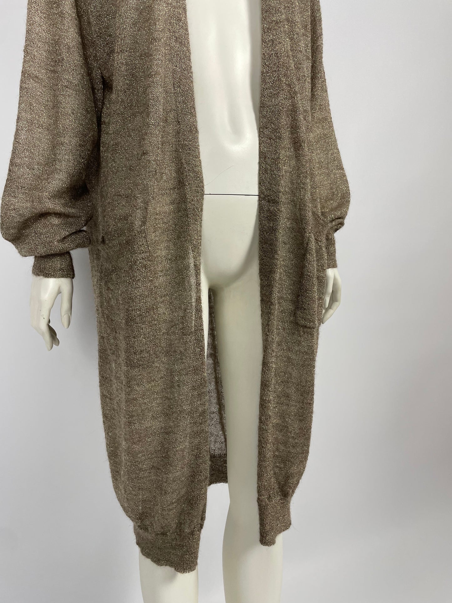 Dries van Noten 2000’s Glittery maxi cardigan