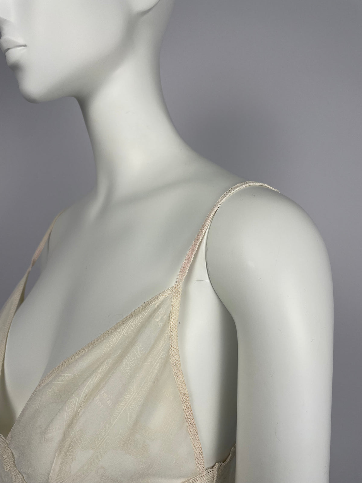 Dior 1990's Lingerie see trough dress