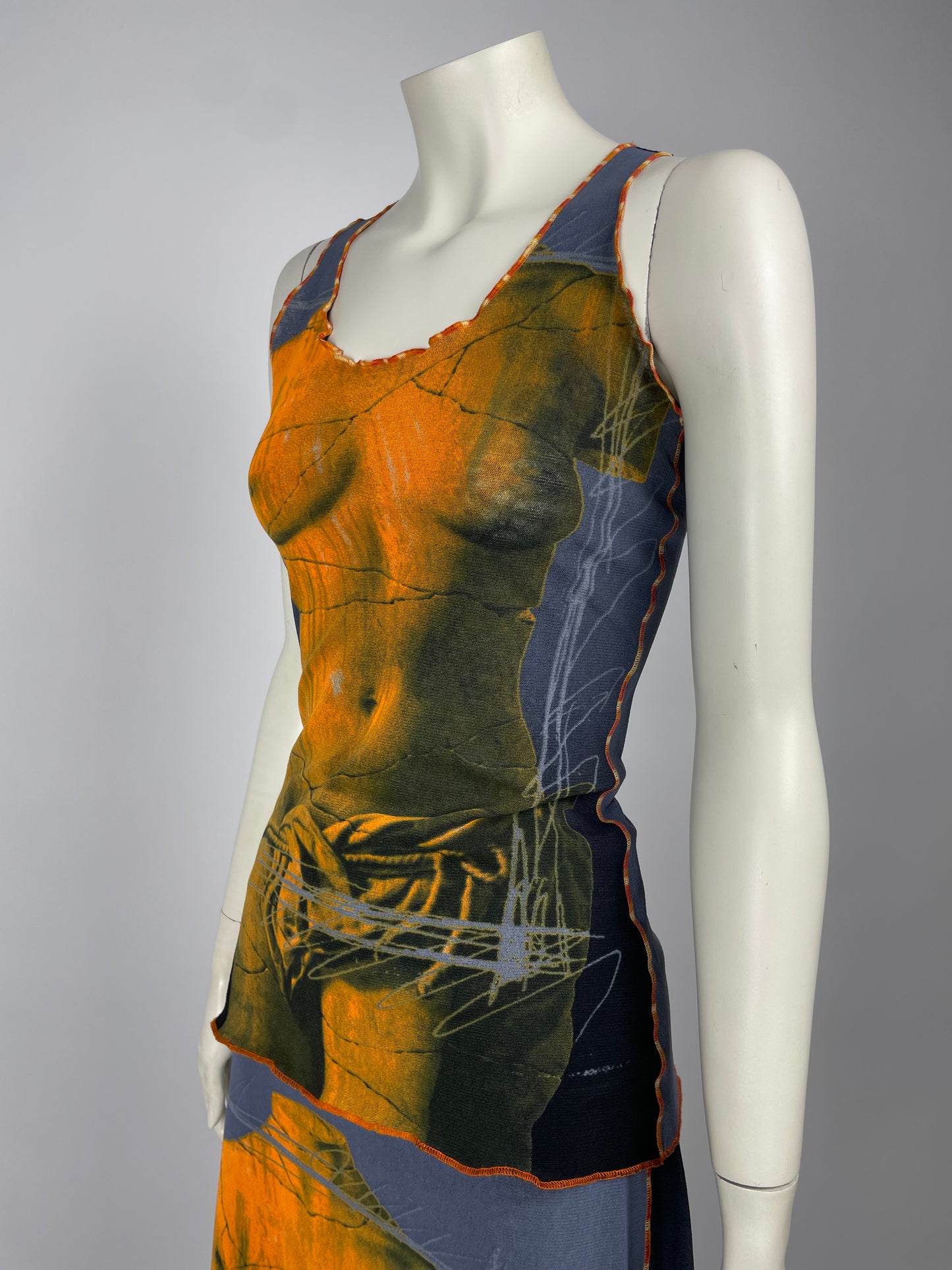 Jean Paul Gaultier S/S 1999 Venus Mesh Set