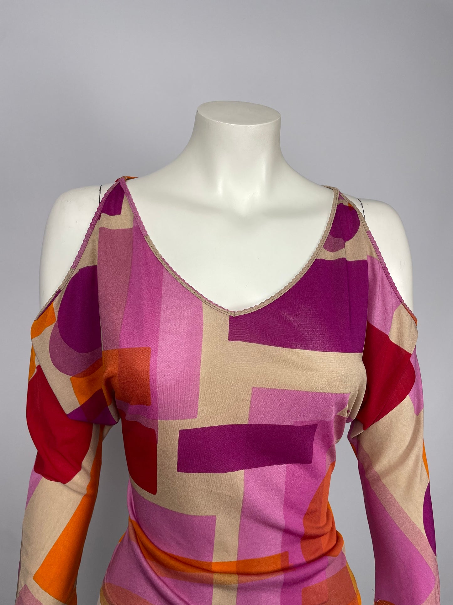 Claude Montana 2000’s Open shoulders blouse