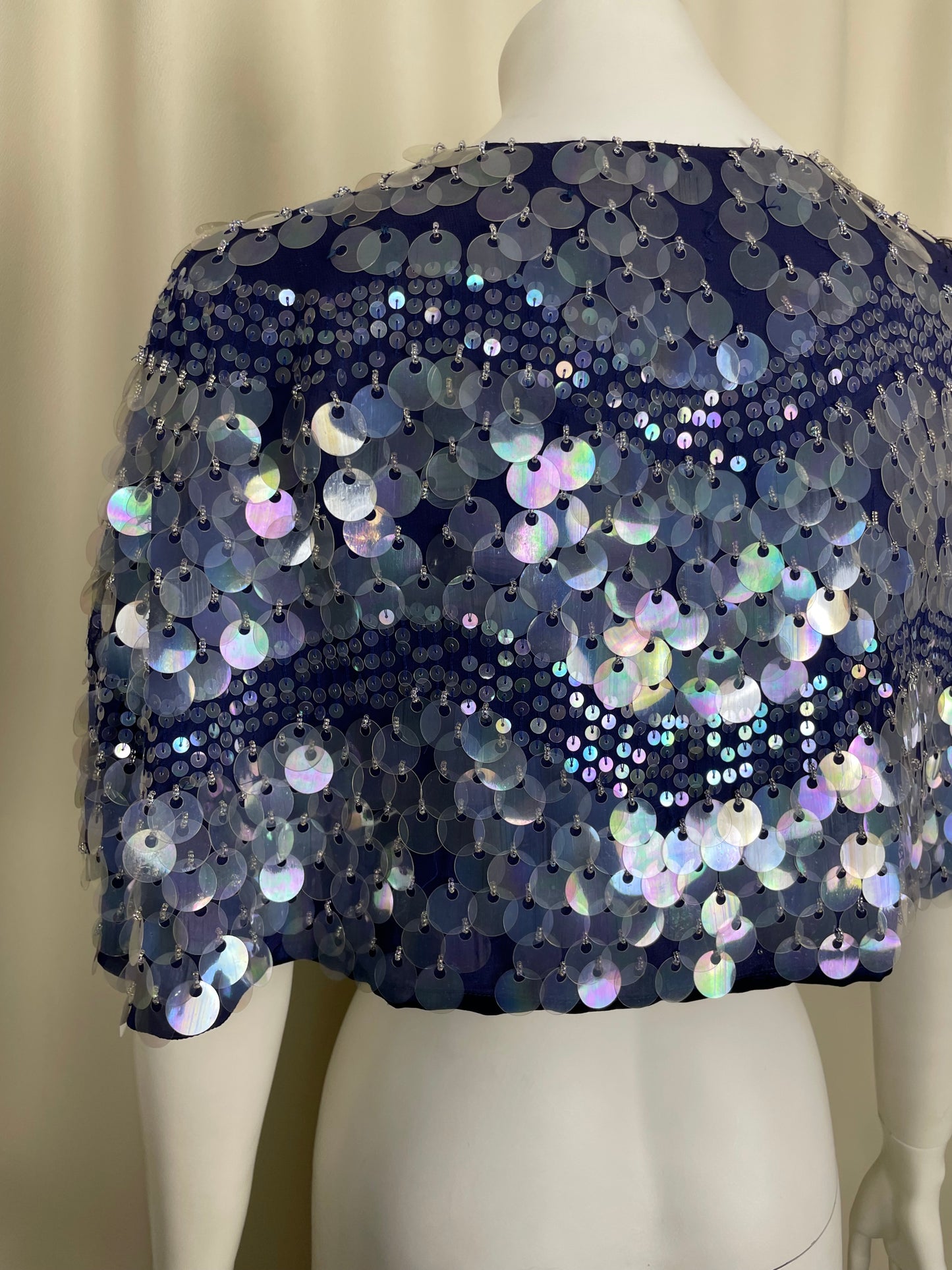 Armani 2000’s Sequin Cape (M)