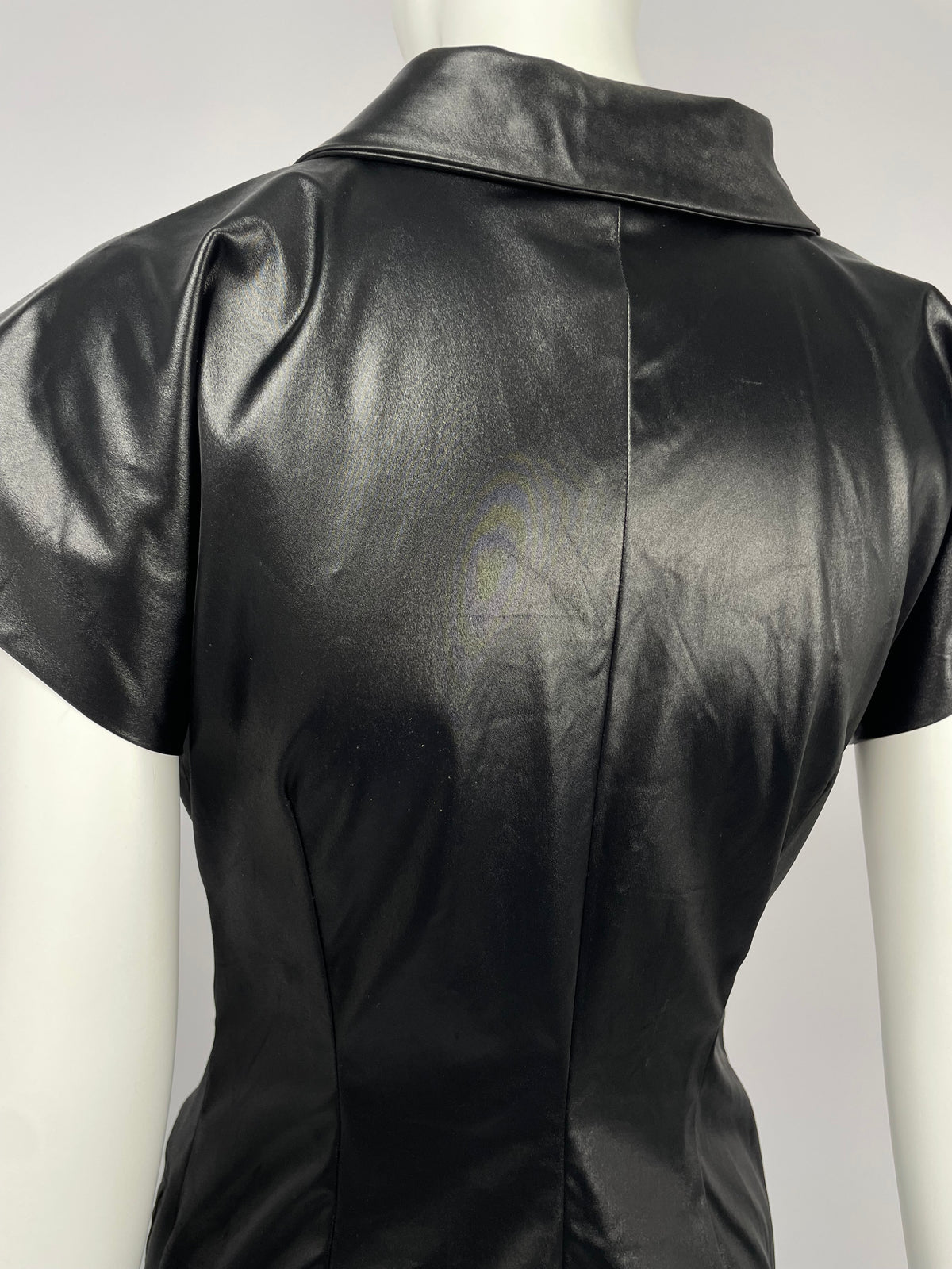Dolce & Gabbana S/S 1999 patent leather shirt