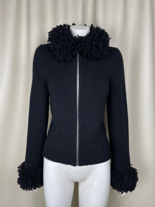 Celine 2010’s Cashmere Knit Jacket (L)