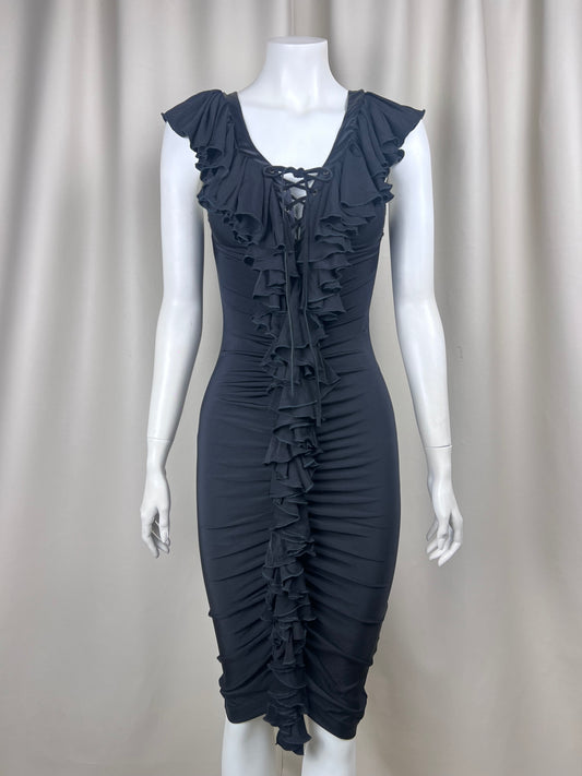 Roberto Cavalli Ruffled Dress (S)