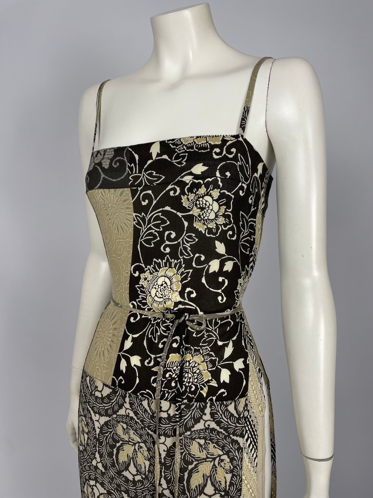 Kenzo 2000’s flower print bondage dress.