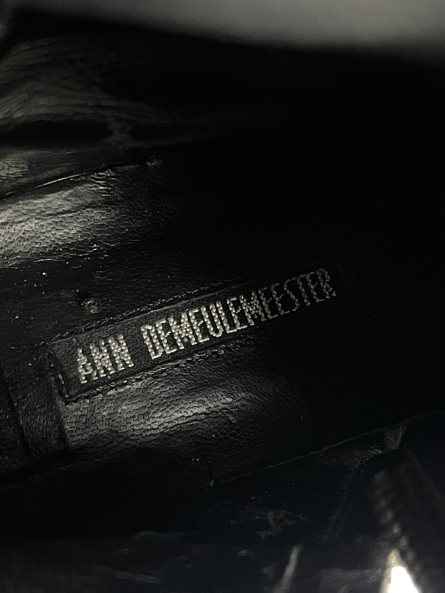 Ann Demeulemeester 2000’s Military Boots