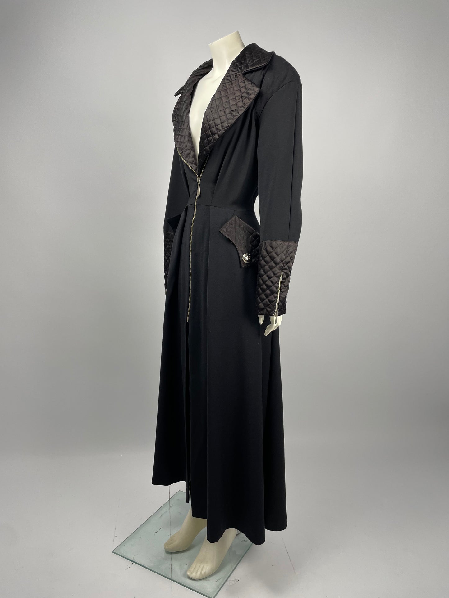 Thierry Mugler 1980’s asymmetrical coat.