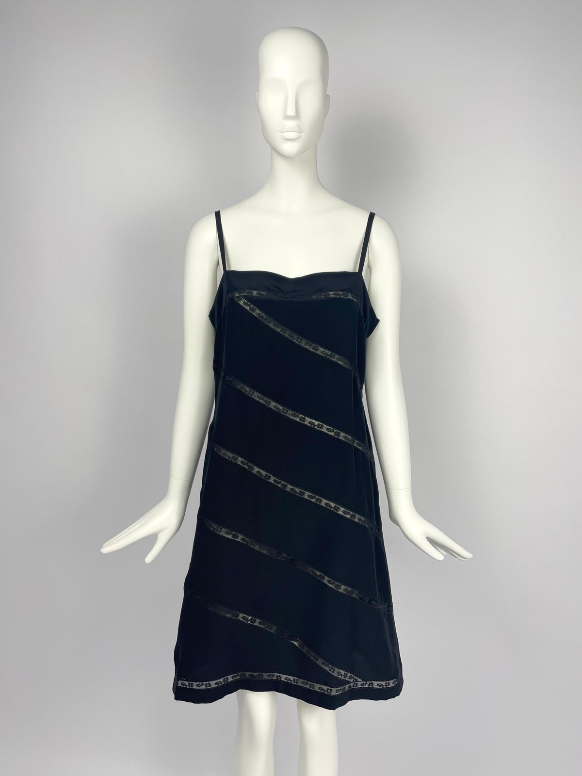 Chanel by Karl Lagerfeld S/S 1998 Bias cut sheath dress