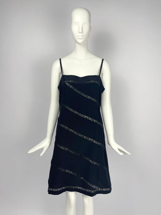 Chanel by Karl Lagerfeld S/S 1998 Bias cut sheath dress