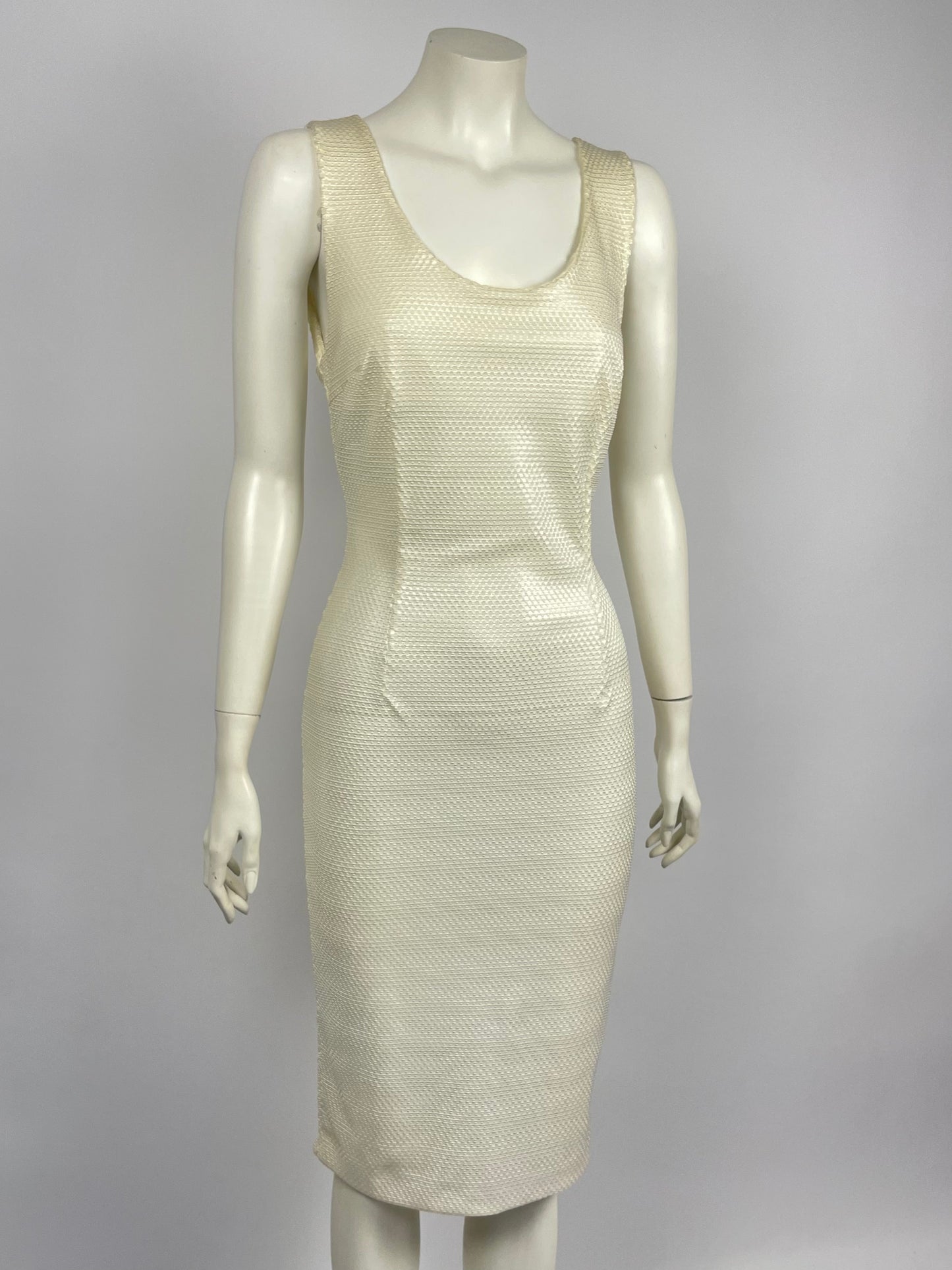 Dolce & Gabbana 1990’s Foil Effect Sheath Dress