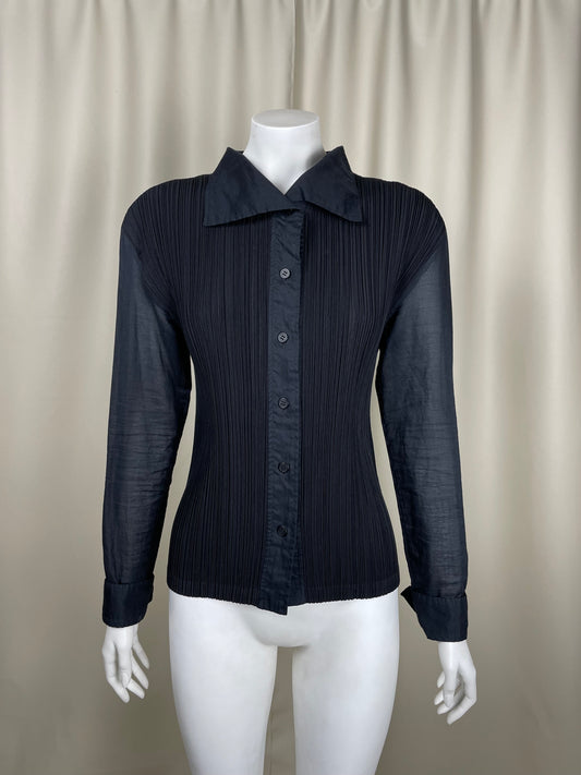 Issey Miyake Pleated Shirt (M)