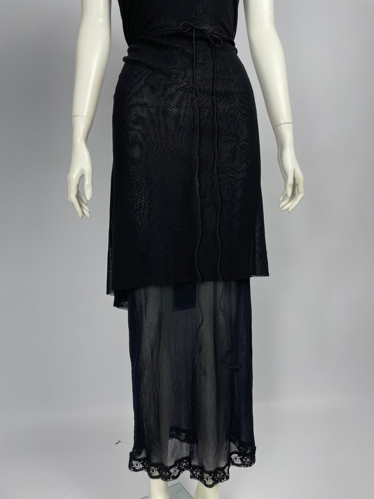 Jean Paul Gaultier Mesh Maxi Dress