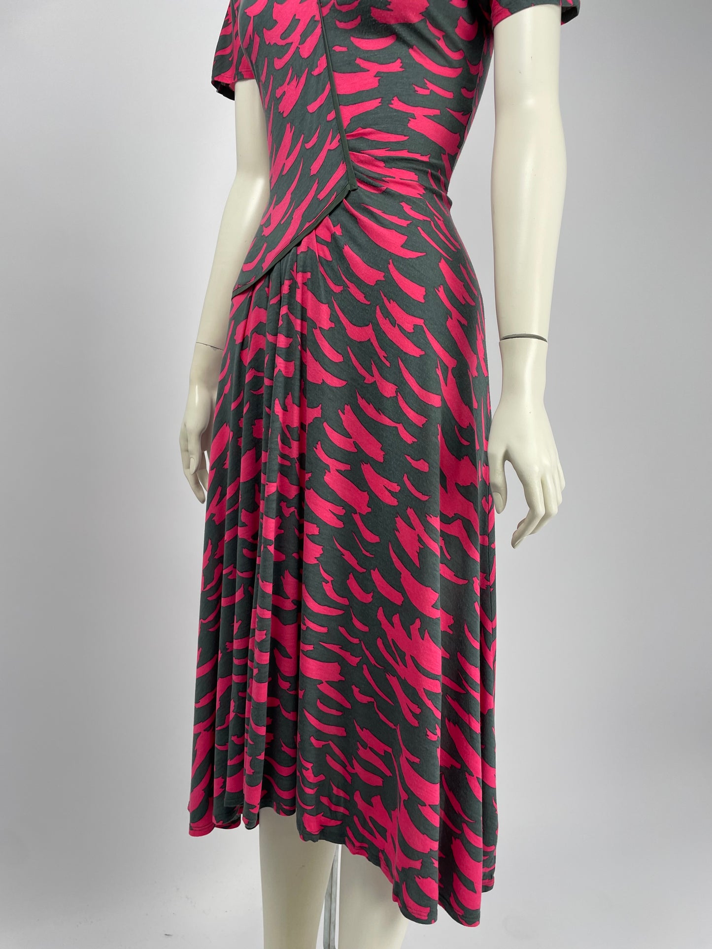 Kenzo 2000’s pink camo maxi dress.