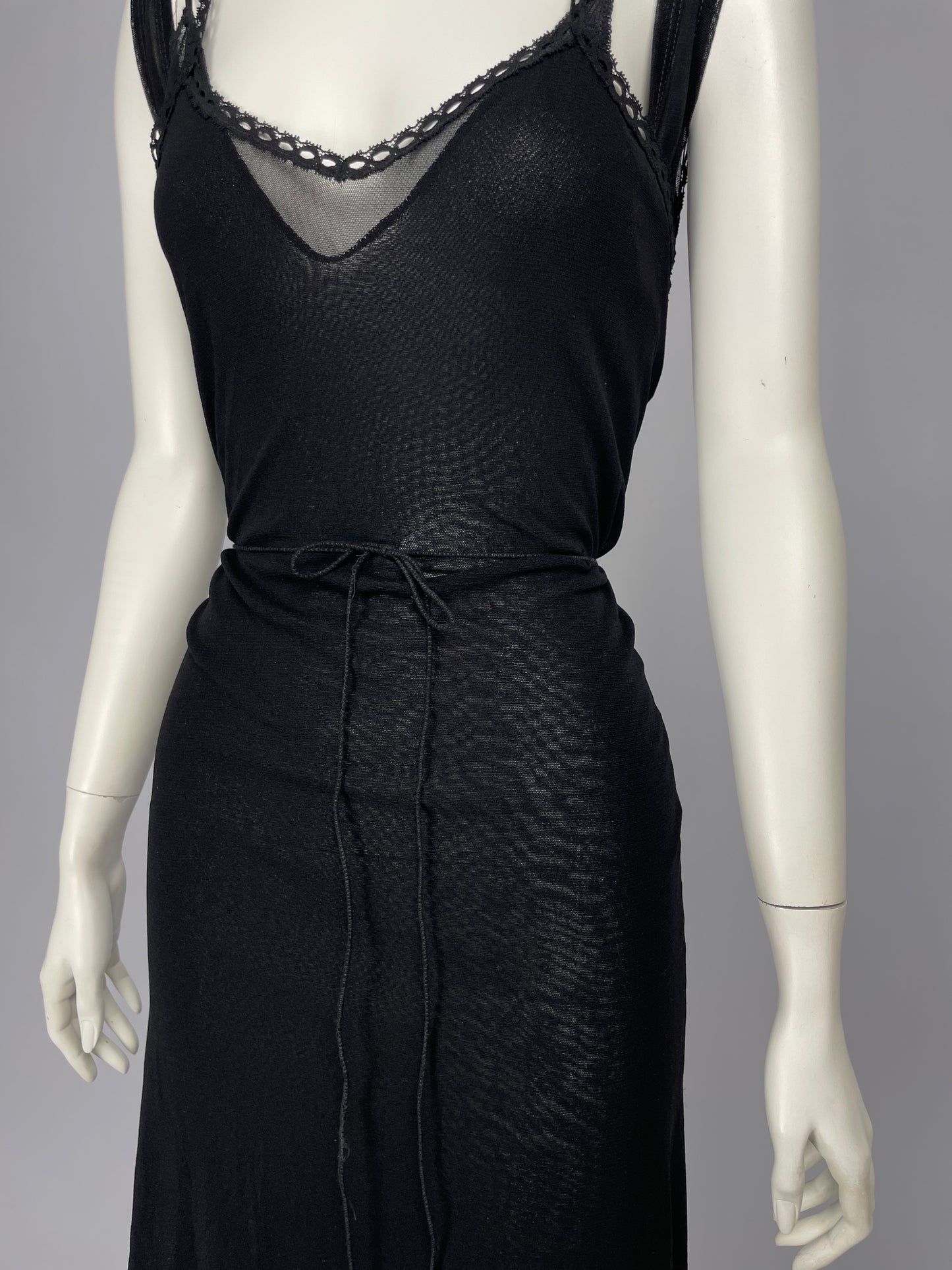 Jean Paul Gaultier Mesh Maxi Dress