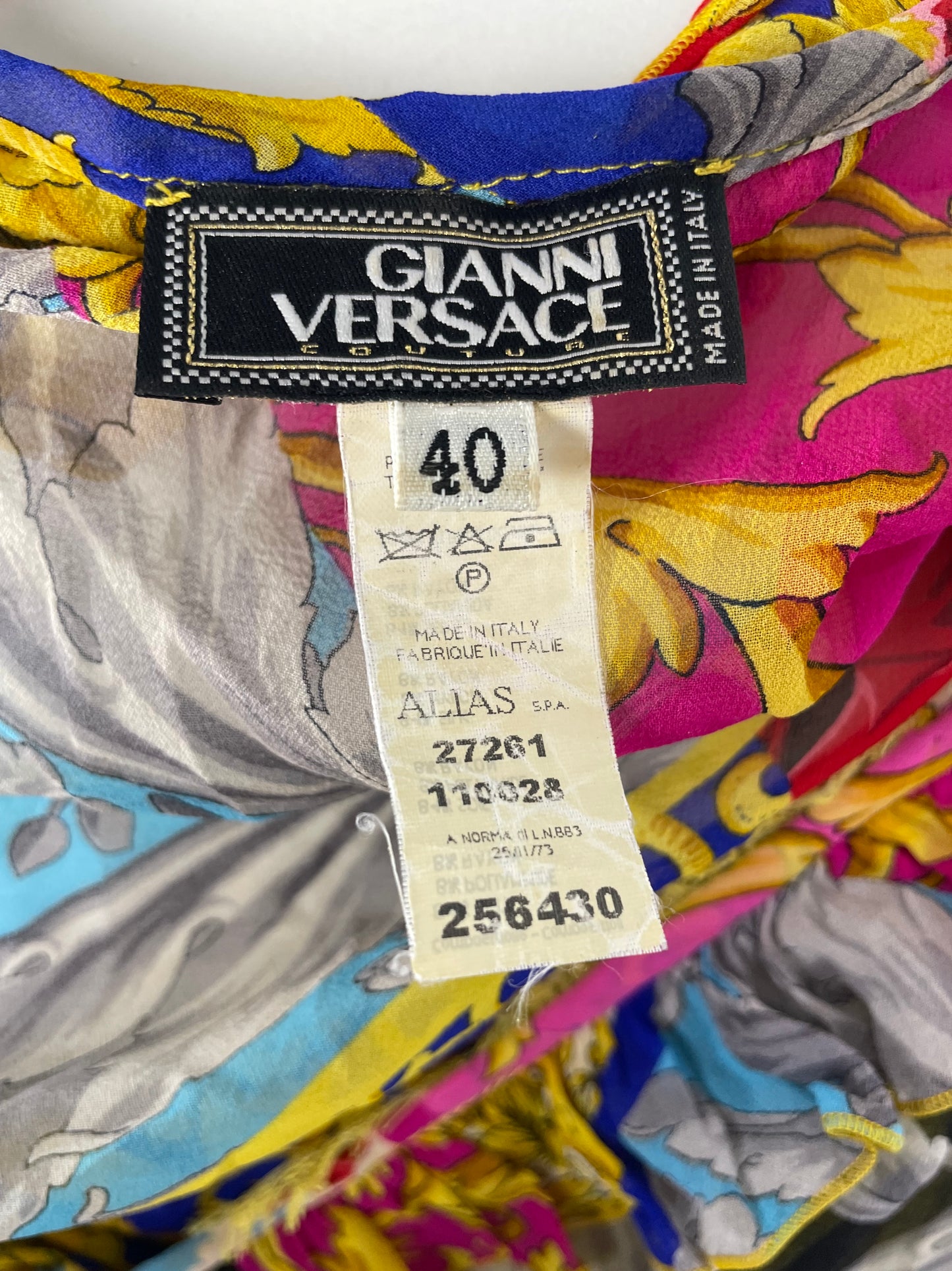 Gianni Versace Silk Top (S)