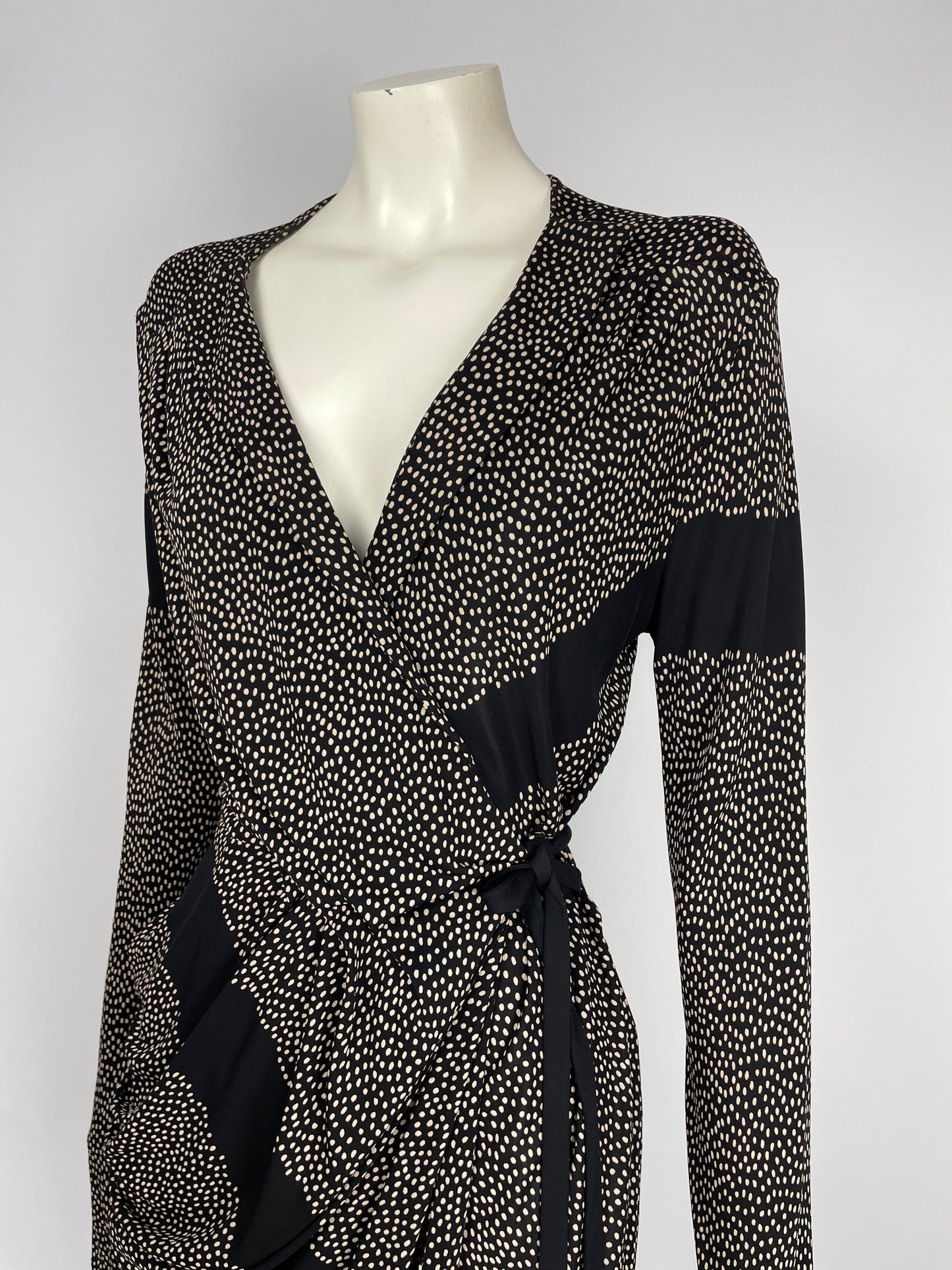 Balenciaga by Nicolas Ghesquiere 2010 Polka dots tie dress