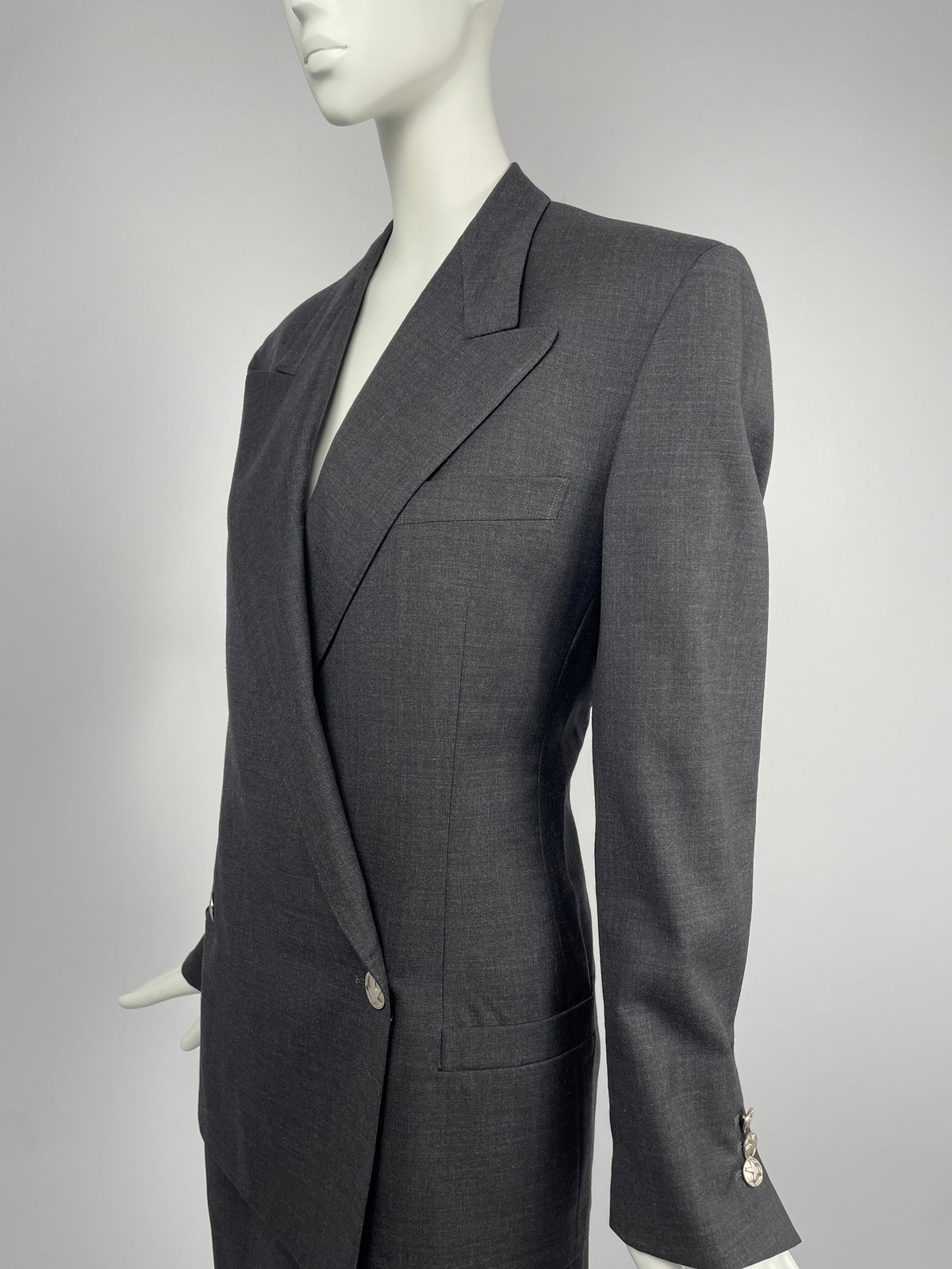 Gianni Versace F/W 1990 double breasted suit