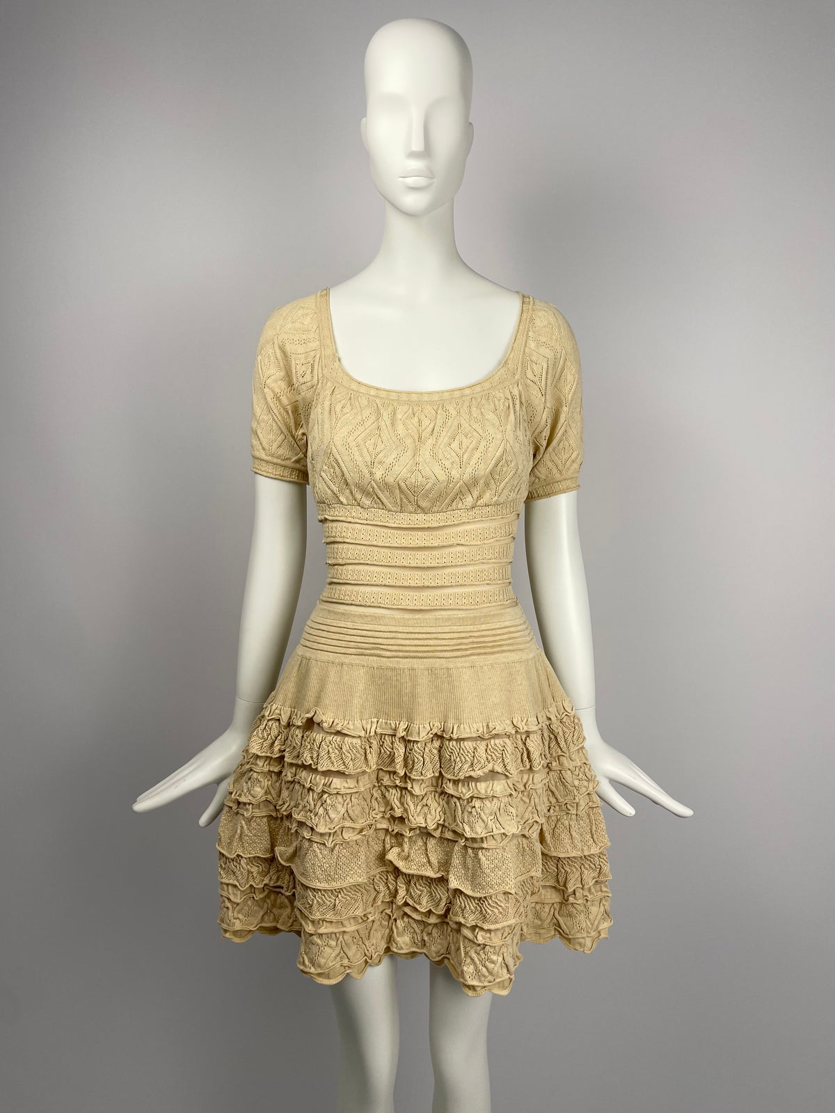 Blumarine 2000's Ruffled mini dress