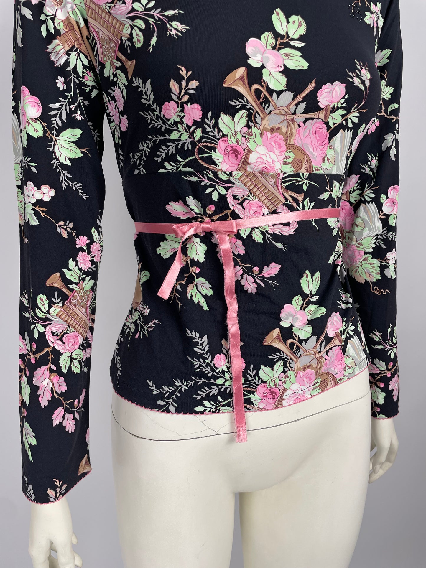 Blumarine 2000’s Flower print blouse