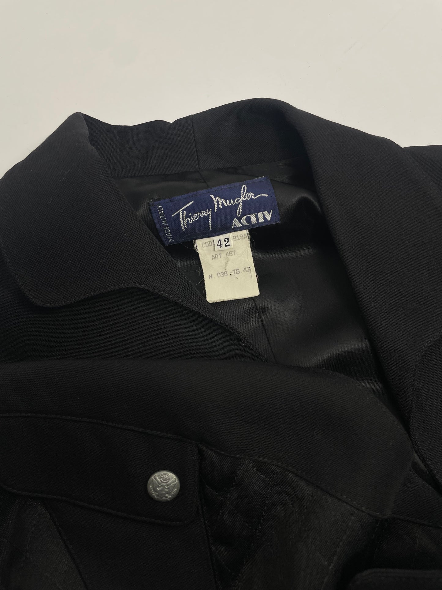 Thierry Mugler 1980’s Asymmetrical Jacket