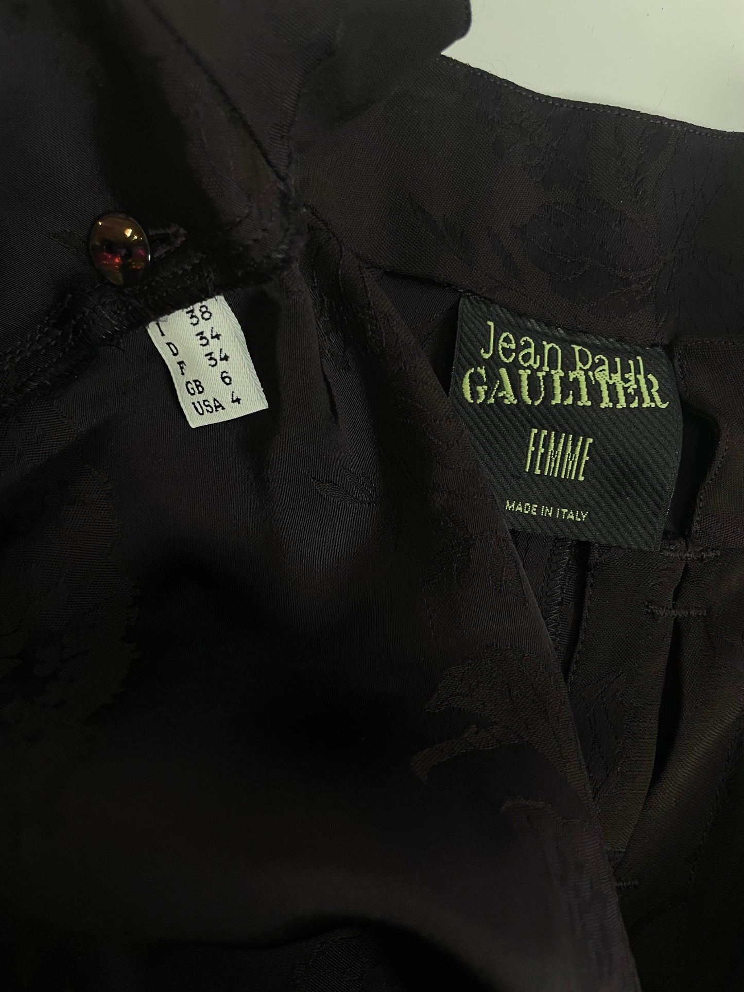 Jean Paul Gaultier 1990’s Jaquard  Dress