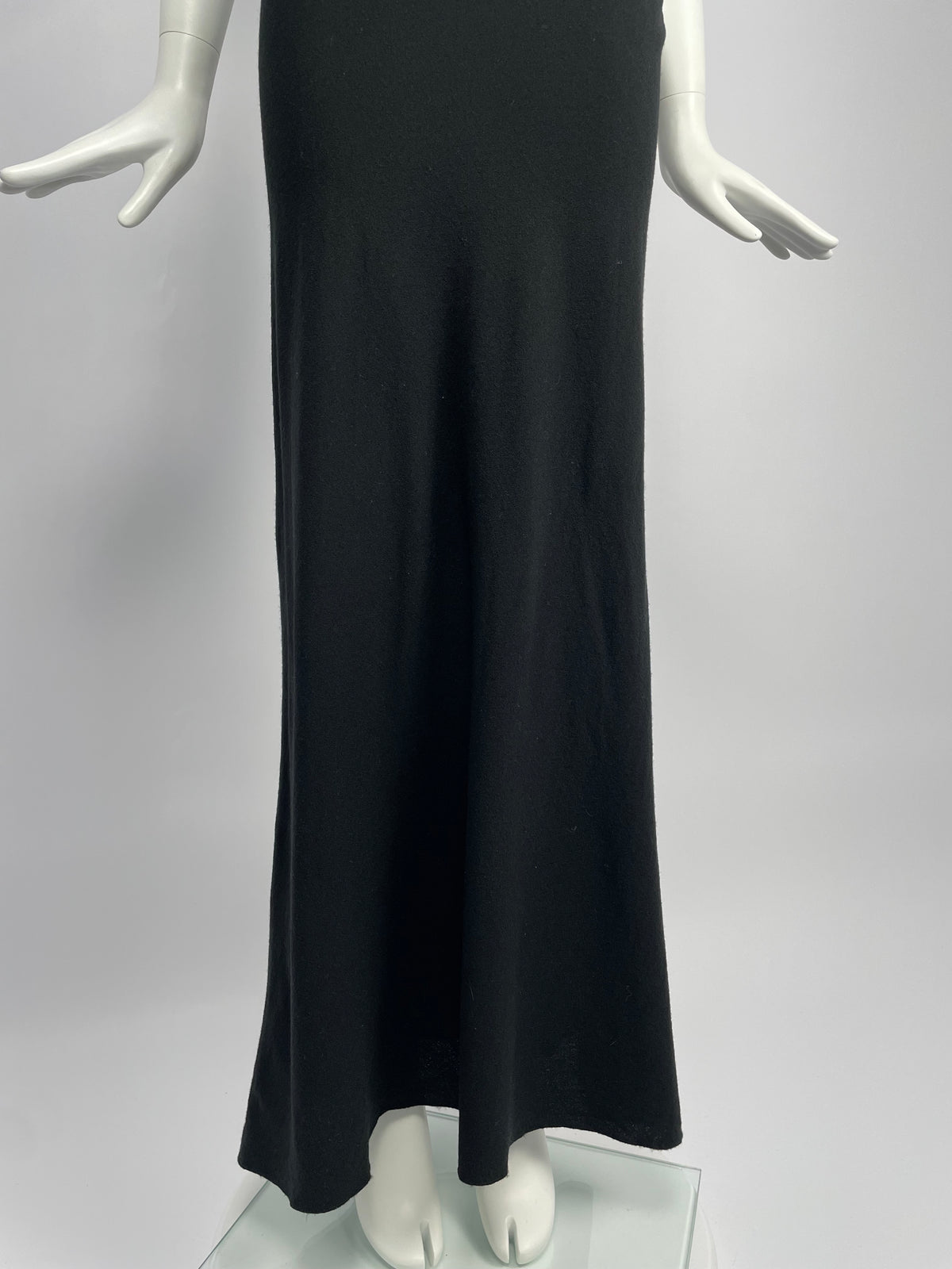 John Galliano F/W 1998 Lined buttons bias cut skirt