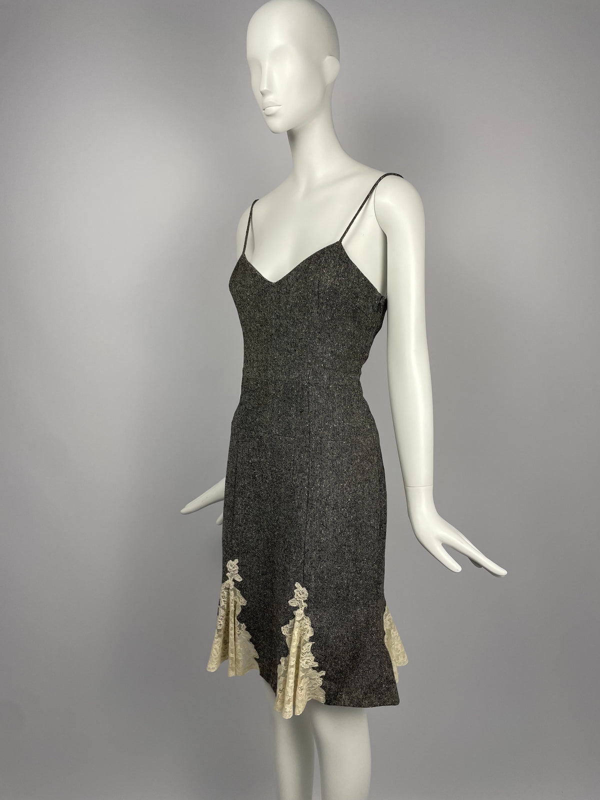Dior by John Galliano F/W 1998 Lace details dress