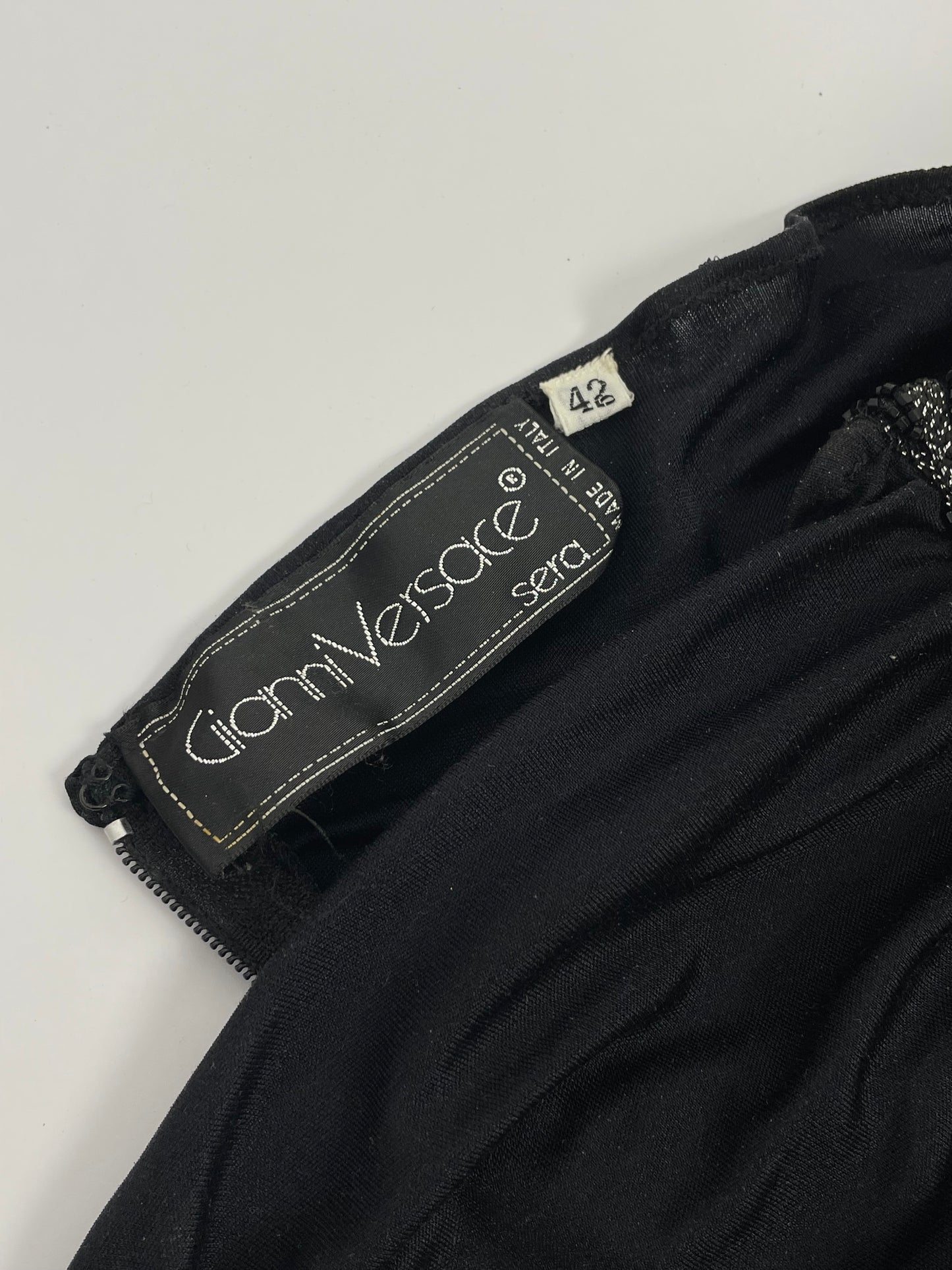 Gianni Versace Couture Sera F/W 1987 stones cups bustier