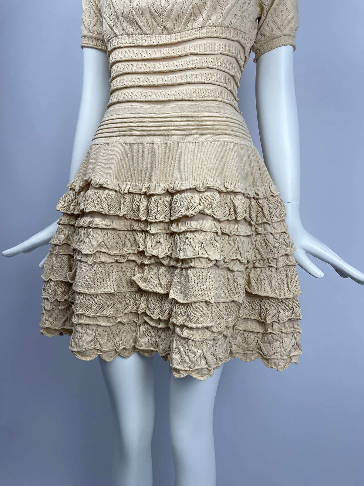 Blumarine 2000's Ruffled mini dress