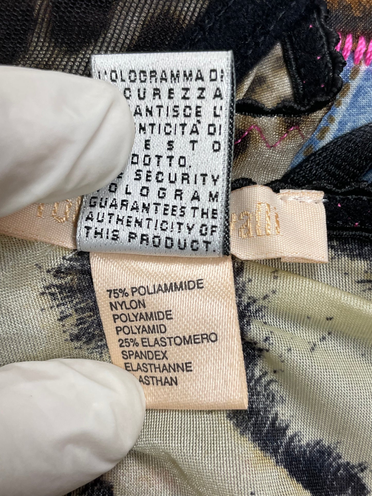 Roberto Cavalli 2000’s PatchWork Bustier (M)