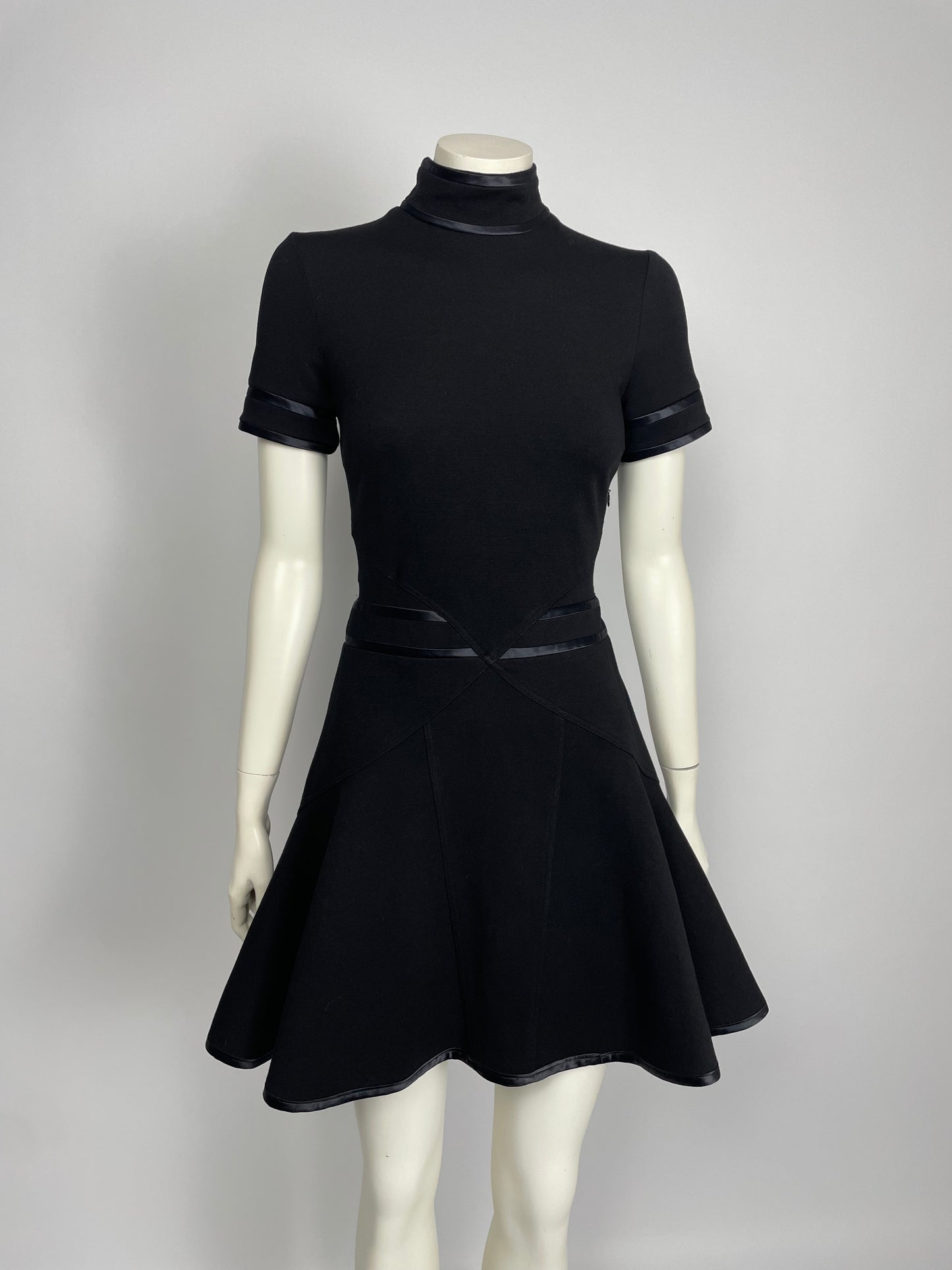 Givenchy 2012 Heavy knit flared dress
