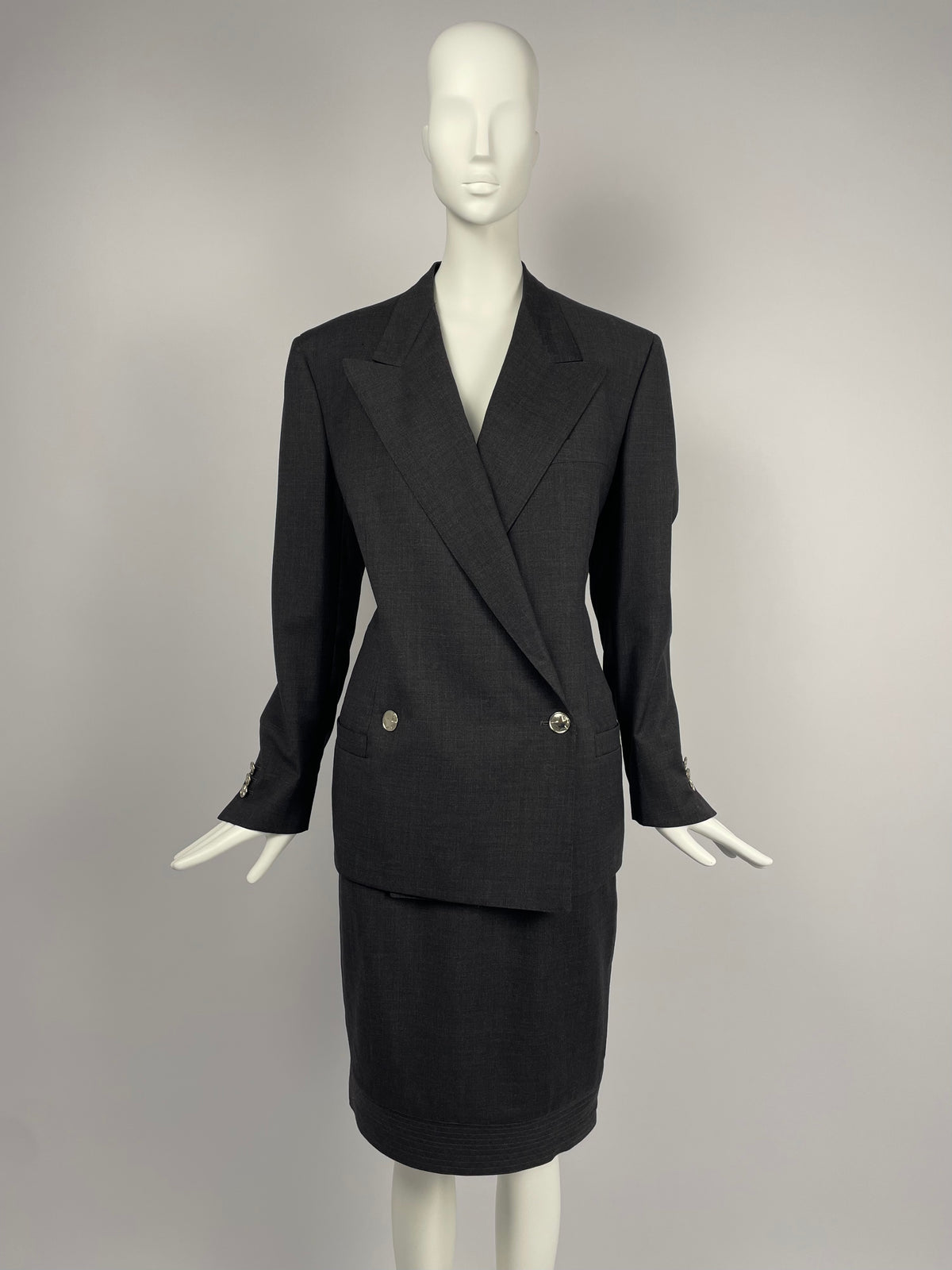 Gianni Versace F/W 1990 double breasted suit