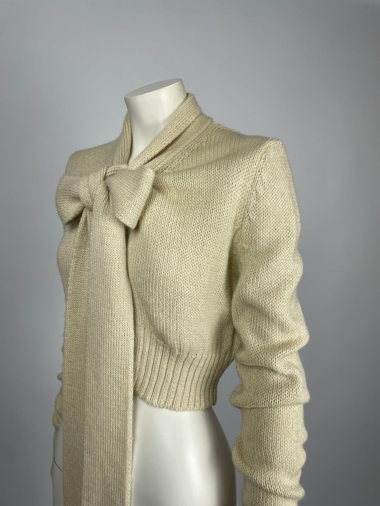 Dolce & Gabbana 2010’s Alpaca tie cardigan
