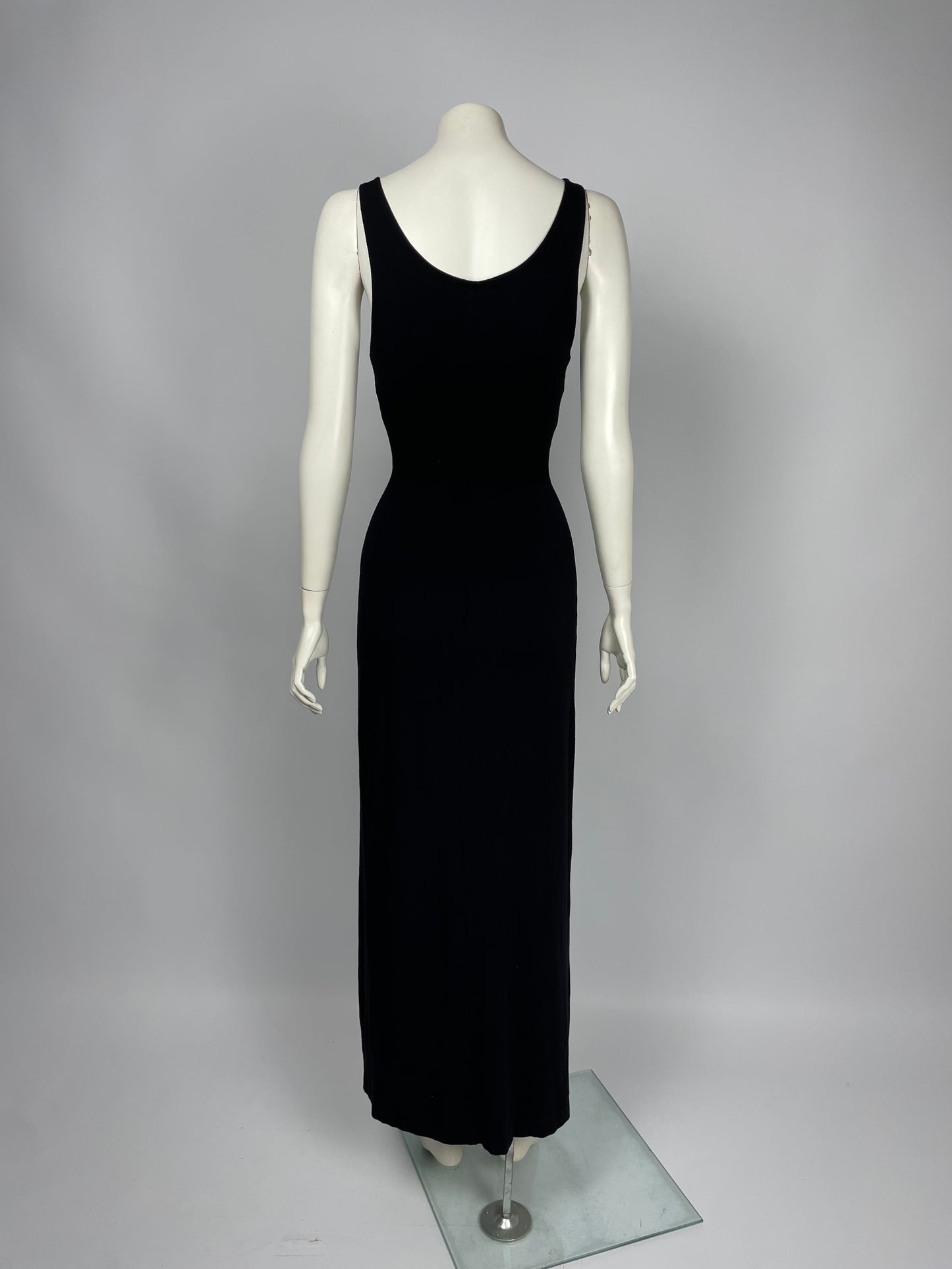 Plein Sud F/W 1993 knit button up maxi dress.
