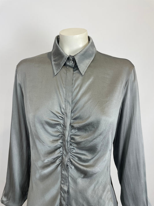 Armani 2000's Gathered shirt.