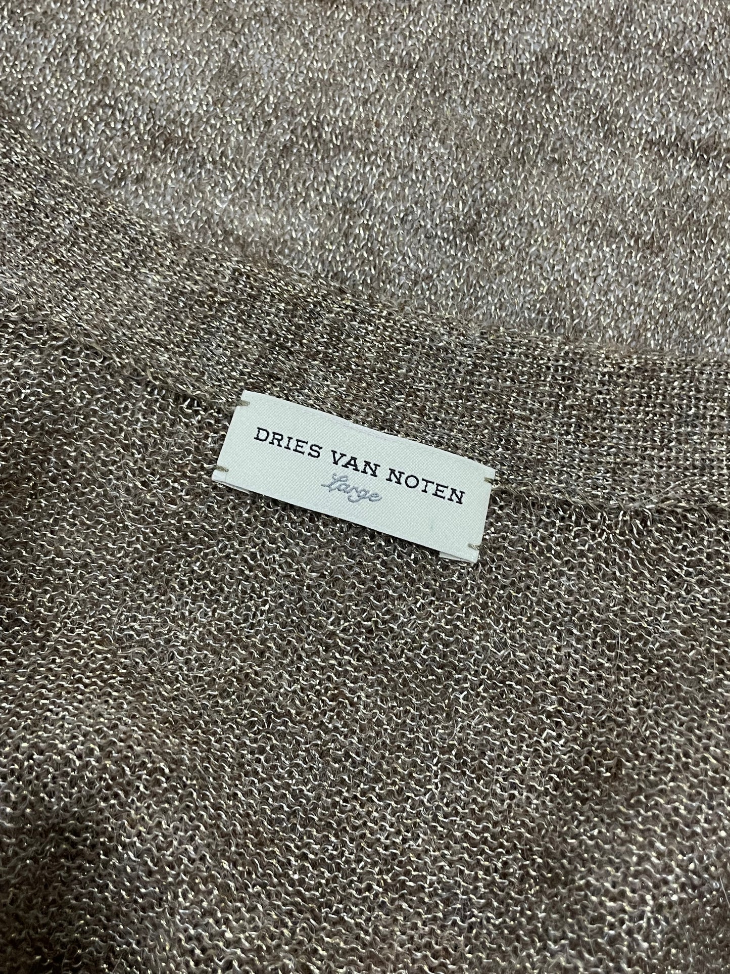 Dries van Noten 2000’s Glittery maxi cardigan