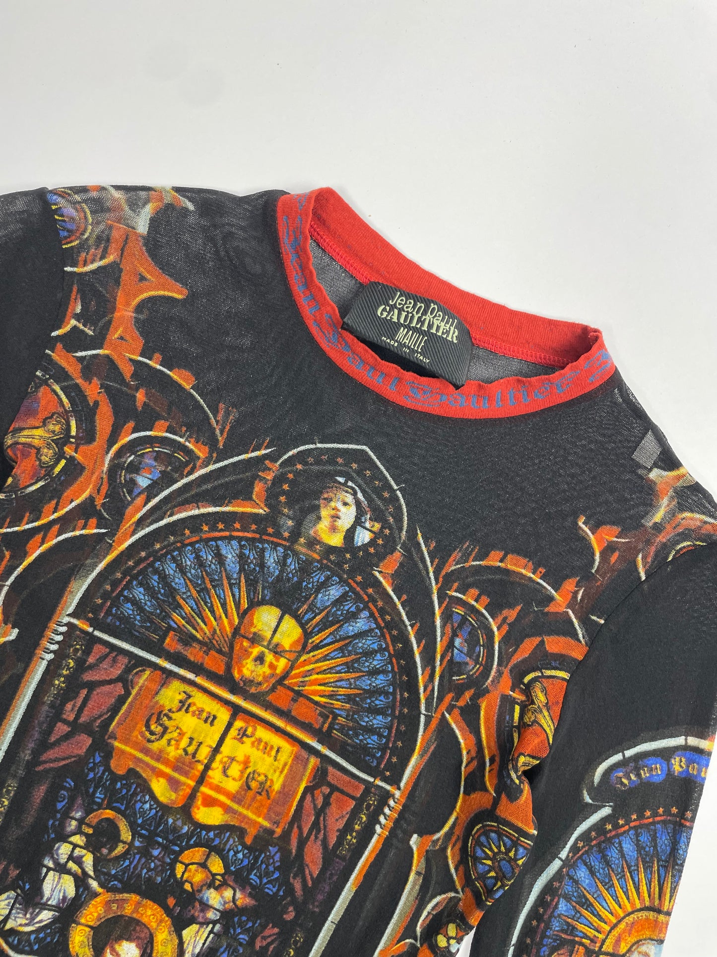 Jean Paul Gaultier F/W 1998 Church Mesh Top