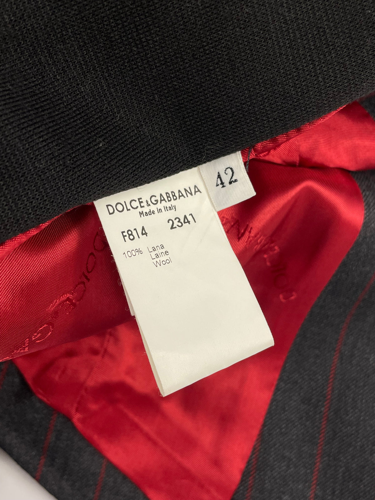 Dolce & Gabbana F/W 1997 Pinstripe wool vest