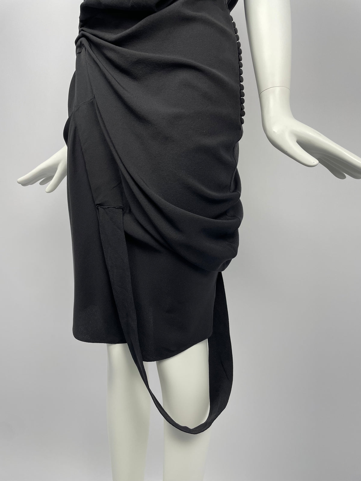 Dior by John Galliano F/W 2006 Asymmetrical Silk Dress