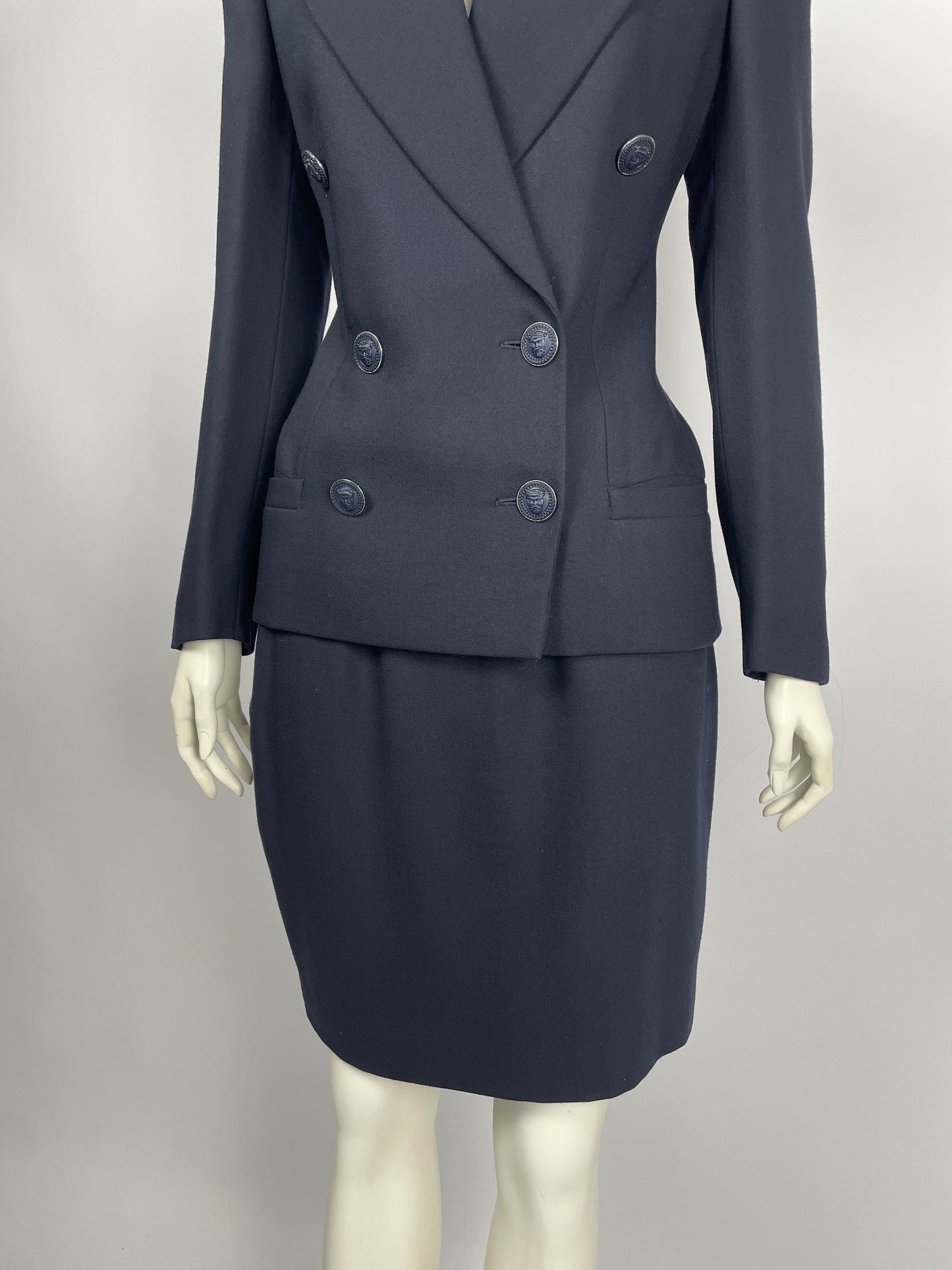 Istante by Gianni Versace early 1990’s double breasted suit