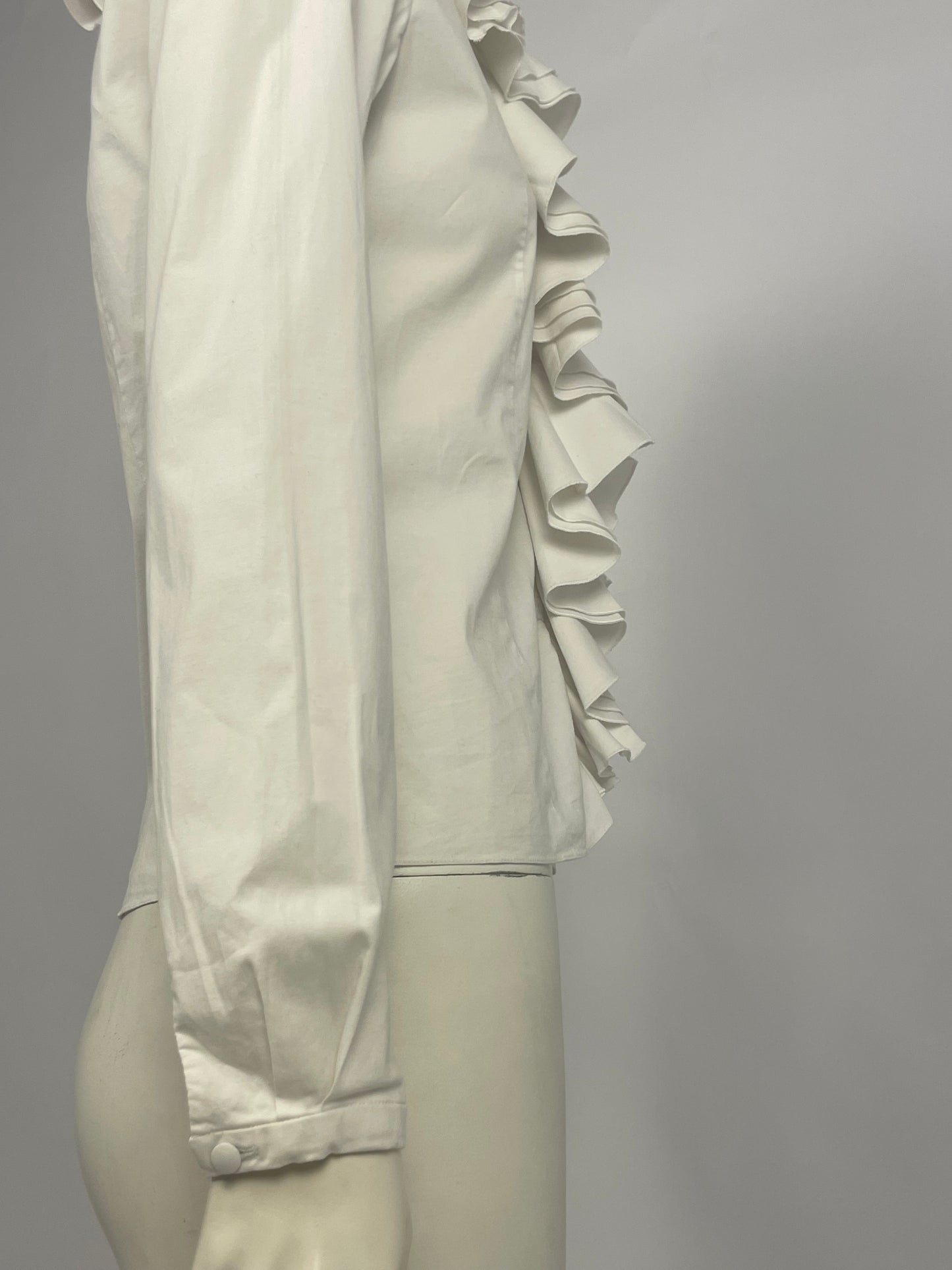 Dior by John Galliano F/W 2008 ruffled white chemise