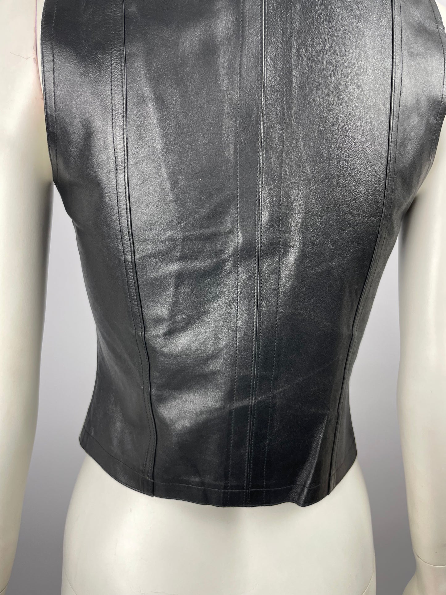 Plein Sud F/W 2002 Leather Vest