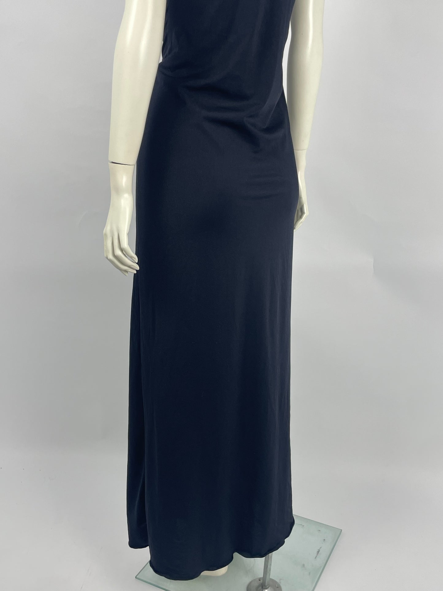 Blumarine 2000’s wide neckline gown