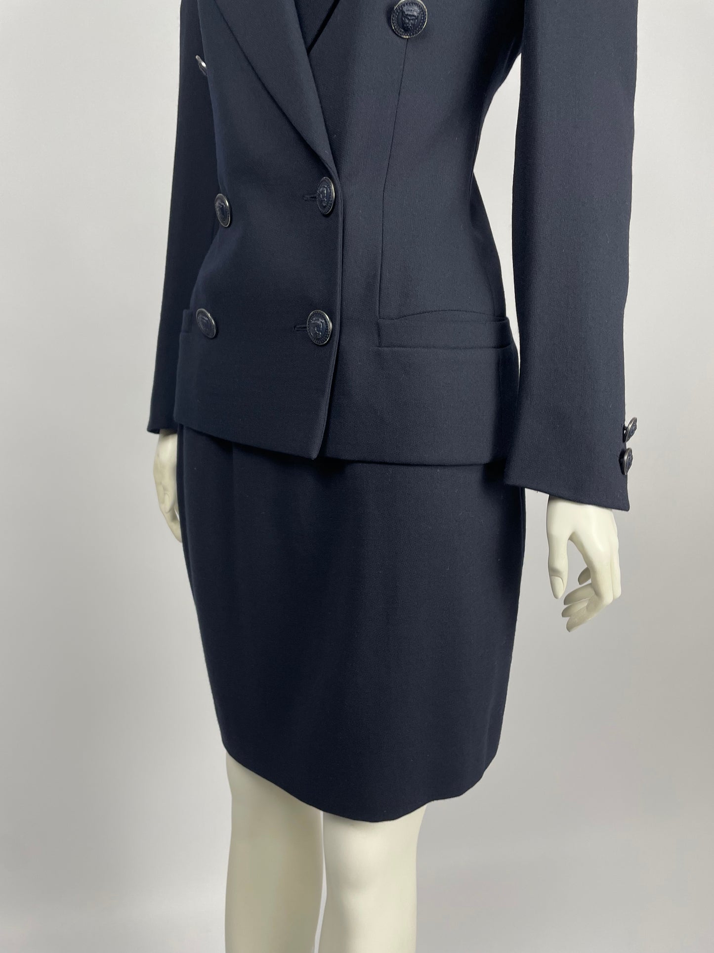 Istante by Gianni Versace early 1990’s double breasted suit