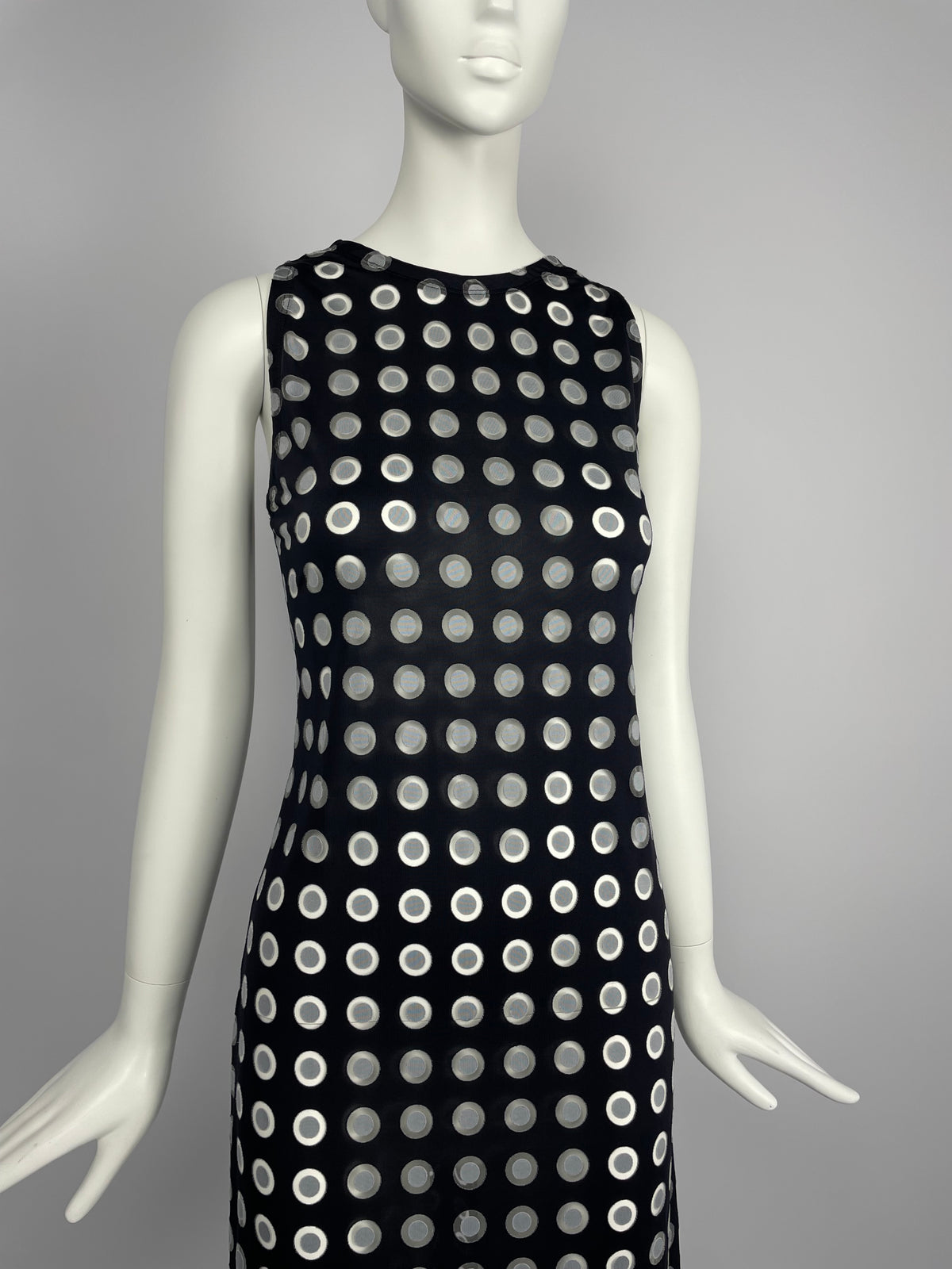 Gianni Versace 1990's Polka Dots maxi dress