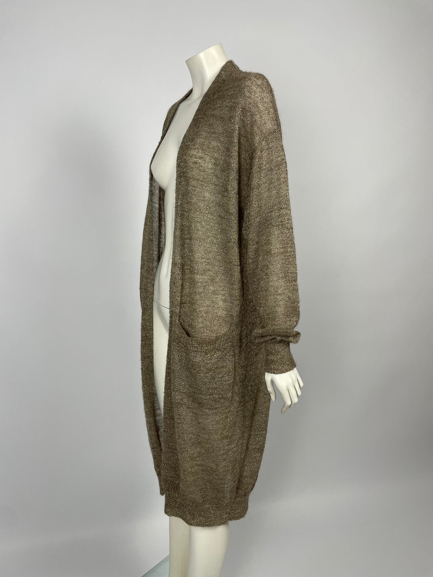 Dries van Noten 2000’s Glittery maxi cardigan