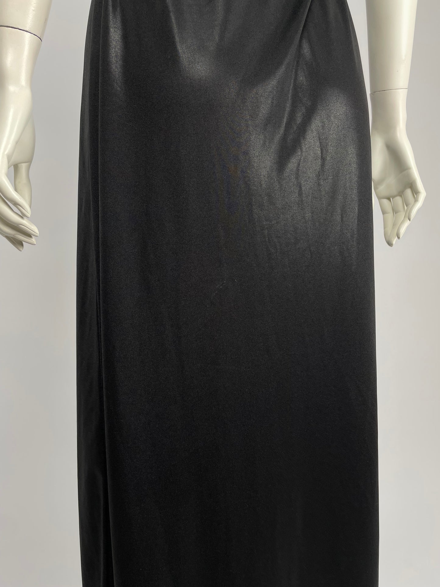 Plein Sud 1990’s Glittery bondage maxi dress