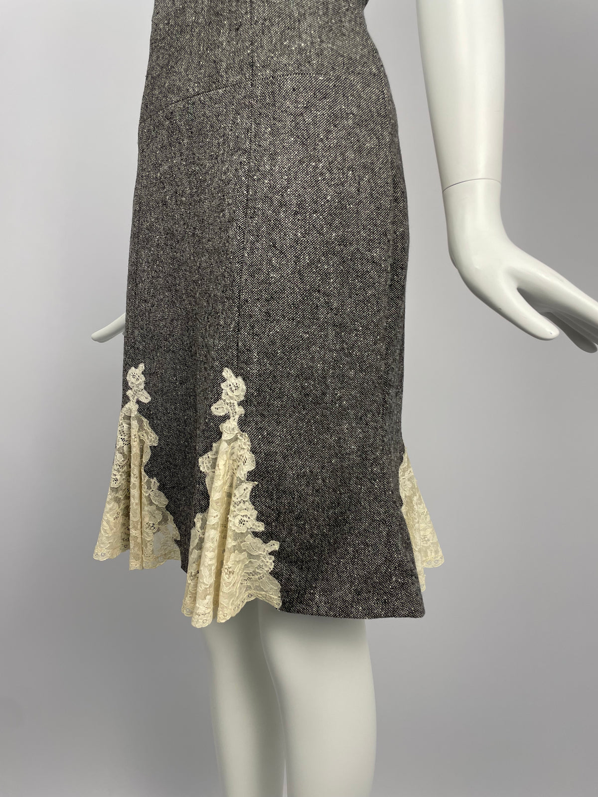 Dior by John Galliano F/W 1998 Lace details dress