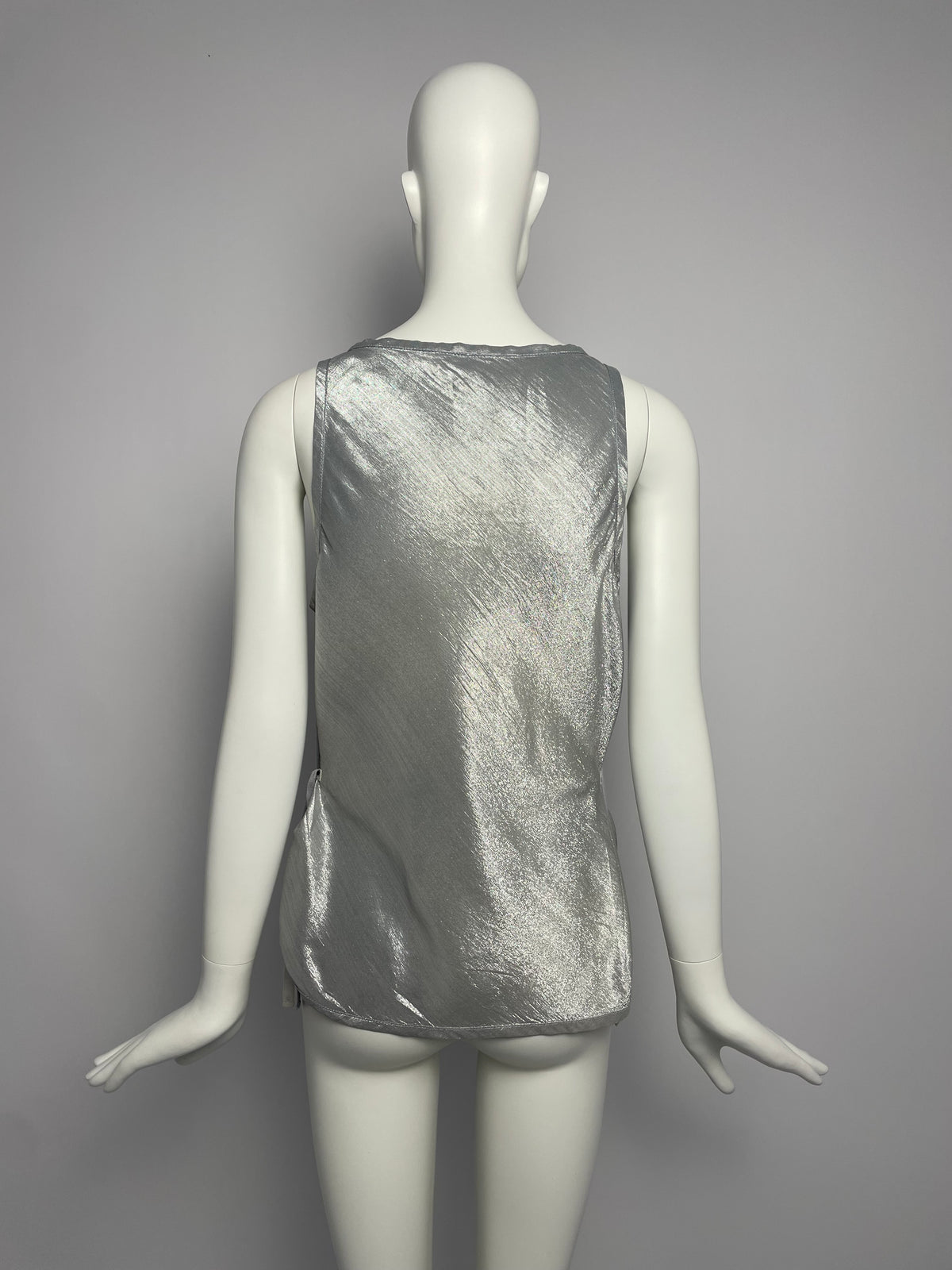 Prada 2000's Silver tie top
